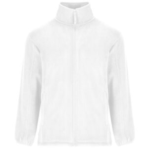Chaqueta polar unisex abierta cuello alto Roly