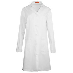 Bata de mujer manga larga cuello solapa