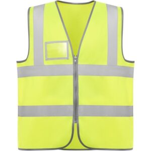 Chaleco de alta visibilidad con cremallera