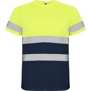 Camiseta técnica manga corta de alta visibilidad