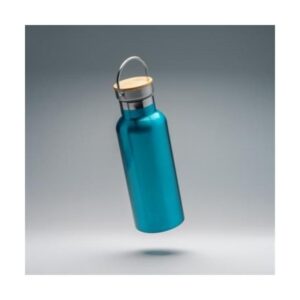 Bidón térmico acero tapa bambú 500ml  P5