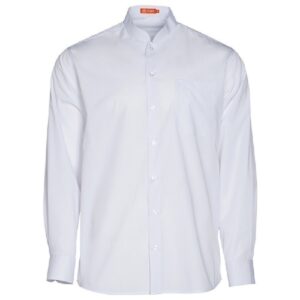 Camisa hombre cuello mao manga larga 65/35
